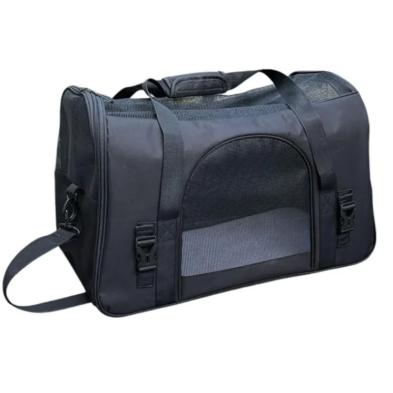 Sac de transport pour animaux 600S noir - 48x25x33cm en nylon résistant* Best