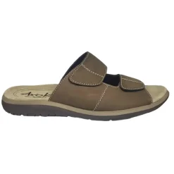 Sandales Debi en Cuir Marron pour Homme -*Ayoka Best