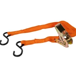 Sangle à cliquet 5m avec crochets en S - Arrimage sécurisé* Discount