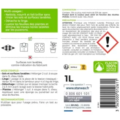 Savon noir concentré huile d'olive multi-usages 1L*Starwax