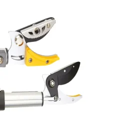 Sécateur téléscopique 2 en 1 - Coupe et scie extensible jusqu'à 4 m* Discount