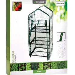 Serre 3 étagères 50x45x105cm mini-serre jardin plastique Progarden* Online