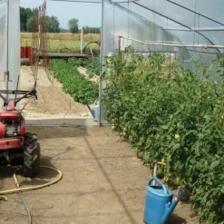 Serre de jardin avec aérations Largeur 5 m*Les Serres Tonneau Clearance