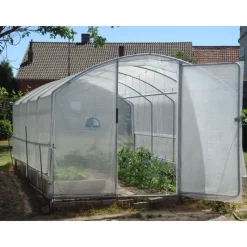 Serre de jardin avec aérations Largeur 3 m*Les Serres Tonneau Hot