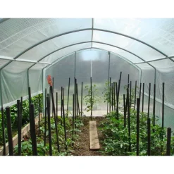 Serre de jardin avec aérations Largeur 3 m*Les Serres Tonneau Hot