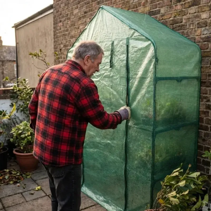 Serre de jardin avec étagères 143 x 73 x 195 cm* Outlet