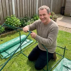 Serre de jardin avec étagères 143 x 73 x 195 cm* Outlet