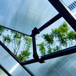 Serre de jardin en aluminium et polycarbonate 6,2 m² - 350x177x192 cm* Clearance