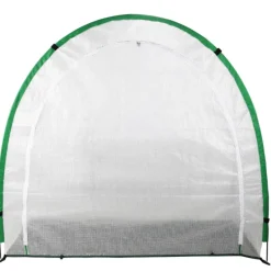 Serre demi-lune 200x80x170cm housse PE 130g/m² fond 110g* Discount