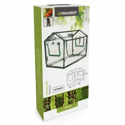 Serre plastique cadre métal 40x78x50cm* Discount