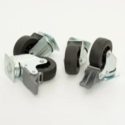 Set 4 Roues pour cage transport IATA - Transport animaux par avion* Sale