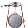 Set cuisson poêle paella Ø46cm brûleur à gaz 30cm trépied 73cm*Vaello Clearance