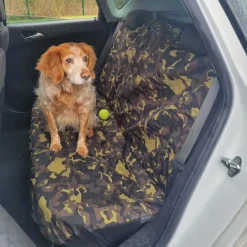 Set Housses de Voiture toile polyester noire et mousse Camo CE* Discount