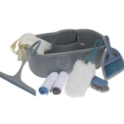 Set nettoyage 8 pièces microfibre brosse pelle balayette gants* Clearance