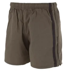 Short Flottant Kaki-Noir 100% Coton 3 Poches Taille Élastique*Bartavel Online