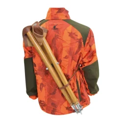 Siège de battue Luxe en frêne en croûte de cuir de buffle pliable 65cm*TeamWood