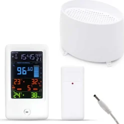 Station météo connectée avec pluviomètre - Affichage couleur et alertes météo* Hot