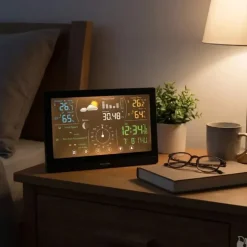 Station météo pro radiopilotée tactile Tx humidité, vitesse vent* Clearance