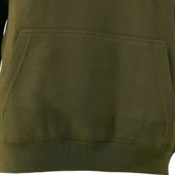 Sweat à capuche 3 sangliers coton polyester kaki M à 3XL*Bartavel