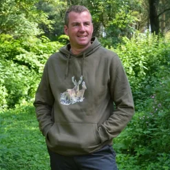 Sweat à capuche kaki grands animaux ®*Bartavel Sale