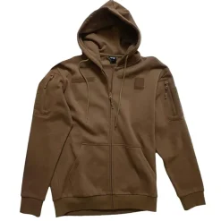 Sweat militaire Spider homme - Marron - Manches longues - Capuche - DCA France* Hot