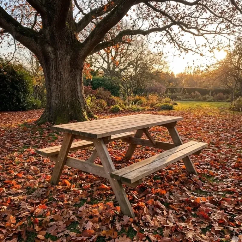 Table pique-nique en bois traité autoclave 160 cm* Discount