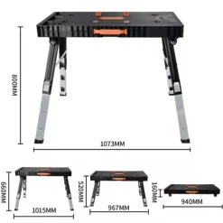 Établi 5 en 1 multifonction atelier bricolage DIY compact* Clearance