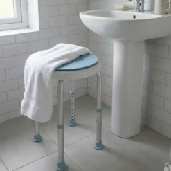 Tabouret pivotant moderne siège d'appoint rotatif compact* New