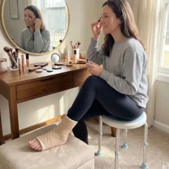 Tabouret pivotant moderne siège d'appoint rotatif compact* New