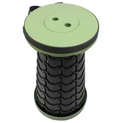 Tabouret télescopique kaki et noir réglable en hauteur de 6 à 45 cm* Outlet