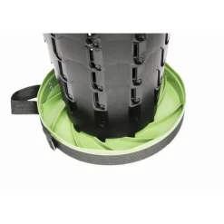 Tabouret télescopique kaki et noir réglable en hauteur de 6 à 45 cm* Outlet