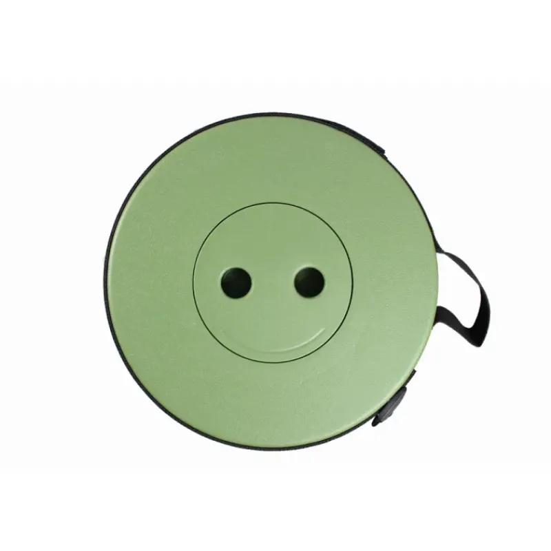 Tabouret télescopique kaki et noir réglable en hauteur de 6 à 45 cm* Outlet