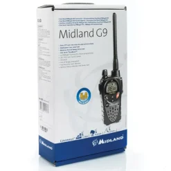 Talkie-walkie G9 PMR446 8 + 16 canaux antenne 12cm orange camo*Midland New