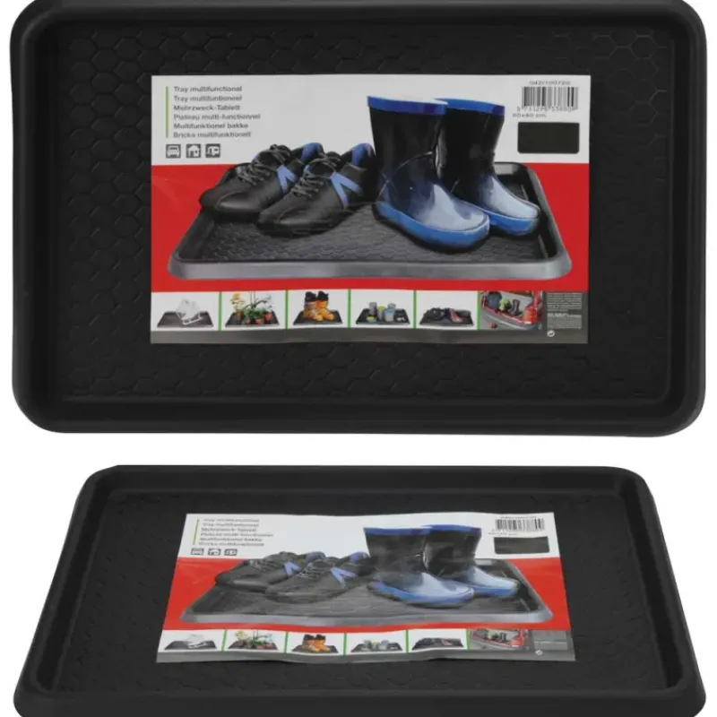 Tapis flexible polyvalent 60x40cm noir chaussures maison voiture* New