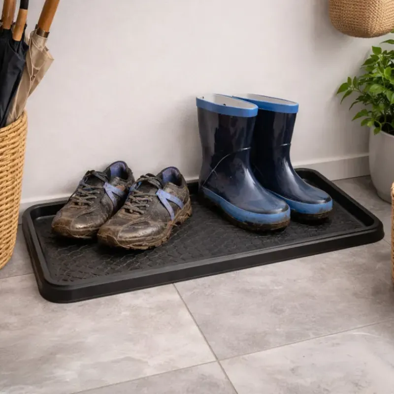 Tapis flexible polyvalent 60x40cm noir chaussures maison voiture* New