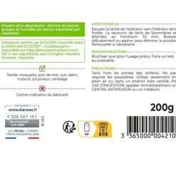 Terre de Sommières Naturelle 200g - Détachant Multi-Supports Éco-Certifié*Starwax Online