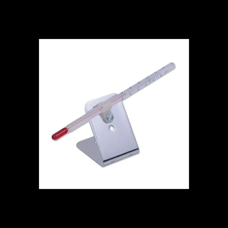 Thermomètre tube rouge avec support -*Olba Outlet