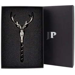 Tire-bouchon cerf en métal zinc argenté 14cm 180g*Jack Pyke Hot
