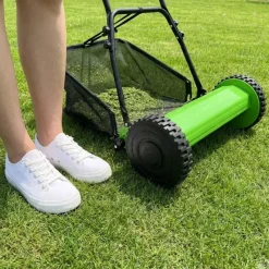 Tondeuse à main hélicoïdale 40cm bac 18L coupe 15-43mm* Hot