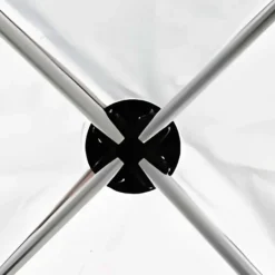 Tonnelle pliante aluminium 3x3 m verte avec parois latérales* Best