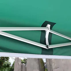 Tonnelle pliante aluminium 3x3 m verte avec parois latérales* Best