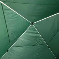 Tonnelle pliante 3x3 m en acier vert avec parois latérales* Online