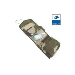 Trousse de toilette verte en polyester déperlant avec miroir amovible - DCA France* Best