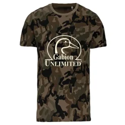 T-shirt camo Woodland 100% coton 145g coupe droite*Gabion Unlimited Sale