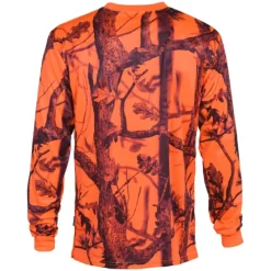 T-shirt Ghost Camo Manches Longues 100% Polyester Col Rond* Discount