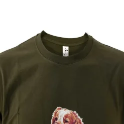 T-shirt kaki épagneul ®*Bartavel Online