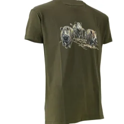 T-shirt kaki sangliers ®*Bartavel Best