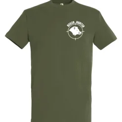 T-Shirt kaki 100% coton manches courtes logo 1*Keiler Hunter Discount