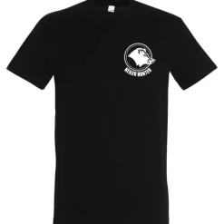 T-Shirt noir 100% coton manches courtes logo 2*Keiler Hunter