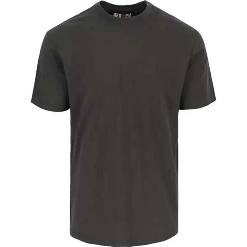 T-shirt manches courtes ® Homme - Col rond - Gris - 60% coton 40% polyester*Herock Sale